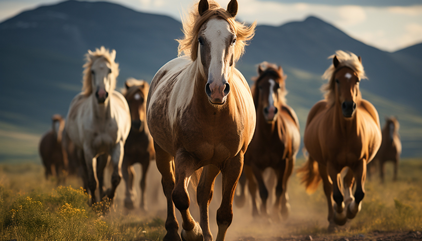 Belleza indomable: El atractivo de los caballos salvajes de Mongolia